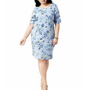 KAREN SCOTT SPORT FLORAL DRESS